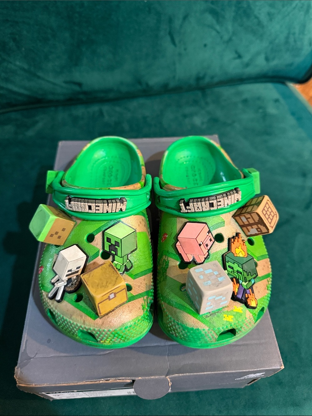 Kids Green Croc Shoes